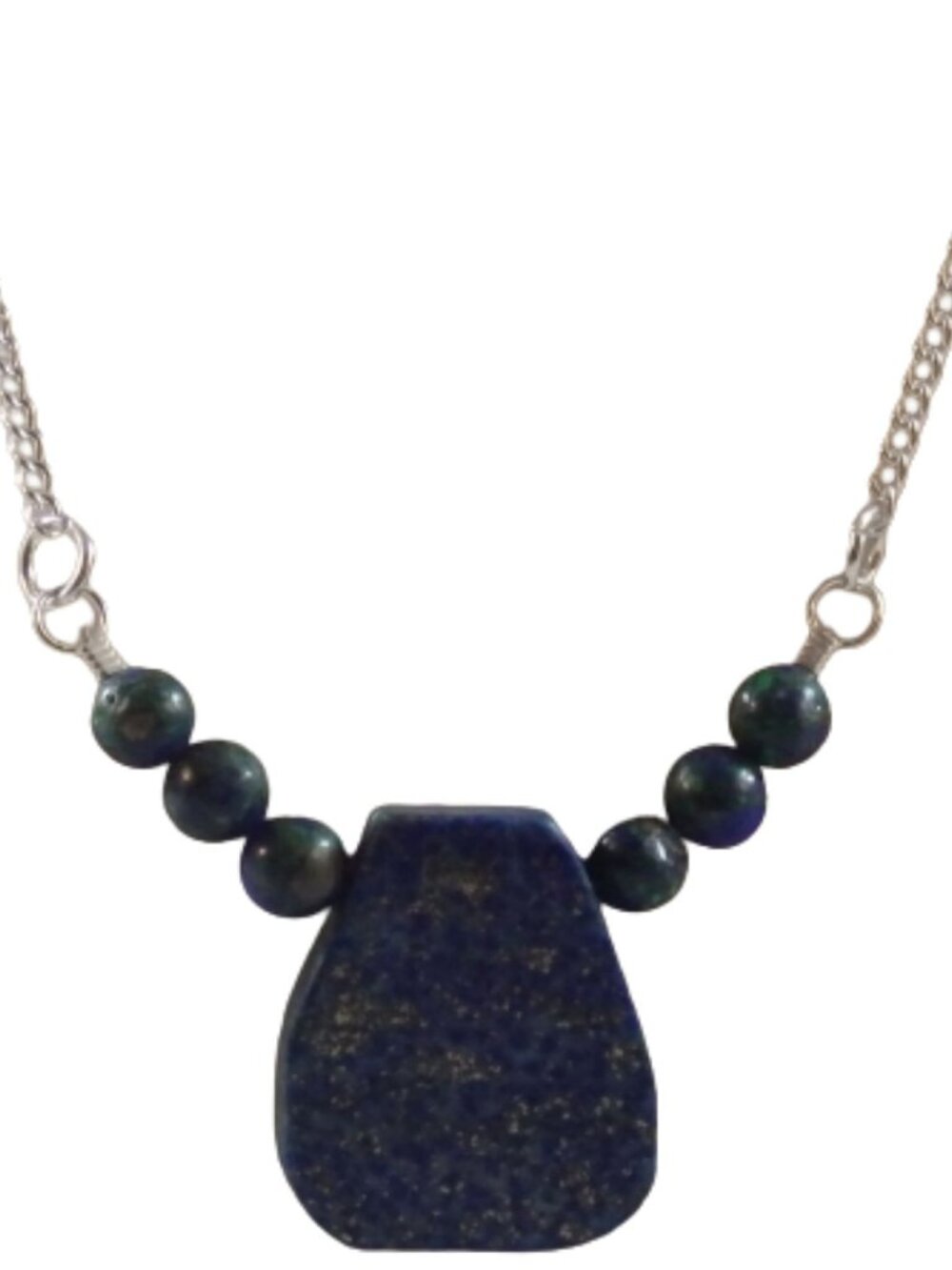 Azurite Bib Necklace 1765
